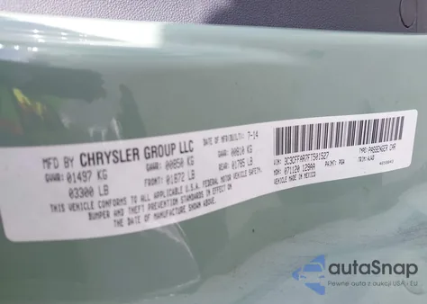 2015 Fiat 500 Pop из США, поврежденный, VIN 3C3CFFAR7FT501527